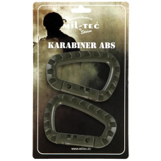 Набор 2 карабина тактические Mil-Tec Олива KARABINER ABS (2 ST./BLISTER) OLIV (15921001)