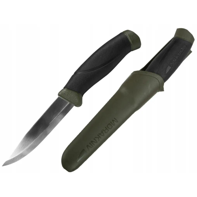 НІЖ ІЗ НЕІРЖАВКОЇ СТАЛІ З ПІХВАМИ MORA MОRAKNIV COMPANION MG 11827 OLIVE 15399101