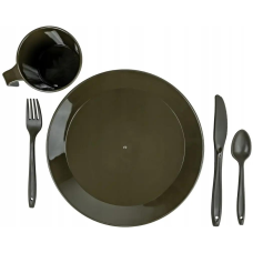 НАБІР ТУРИСТИЧНОГО ПОСУДУ НА 1 ПЕРСОНУ STURM MIL-TEC CAMP SET OLIVE 14681000
