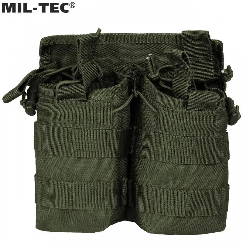 Подсумок Для Магазина Двойной Универсальный Mil-Tec Double Olive 13497001