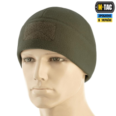 M-Tac шапка Watch Cap Elite фліс (320г/м2) з липучкою Dark Olive 