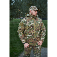 Тактическая зимняя мембранная куртка AK 2.0 LVL 7 Multicam“Snow Defender“ 200 GR