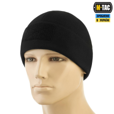 M-Tac шапка Watch Cap Elite фліс (320г/м2) з липучкою Black 40029002