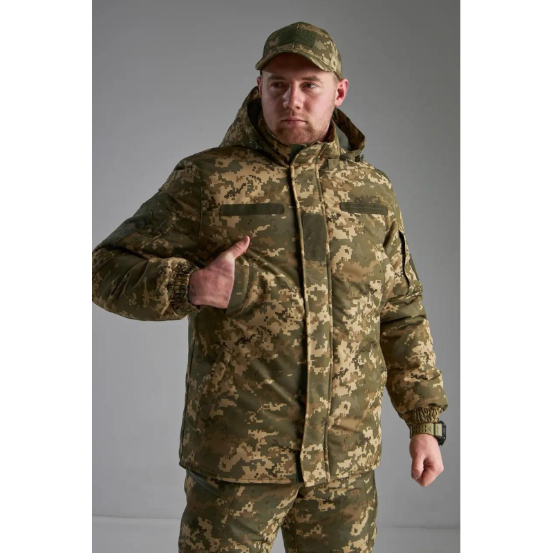 Тактическая зимняя куртка пиксель“Tactical WinterGuard Pro-X“