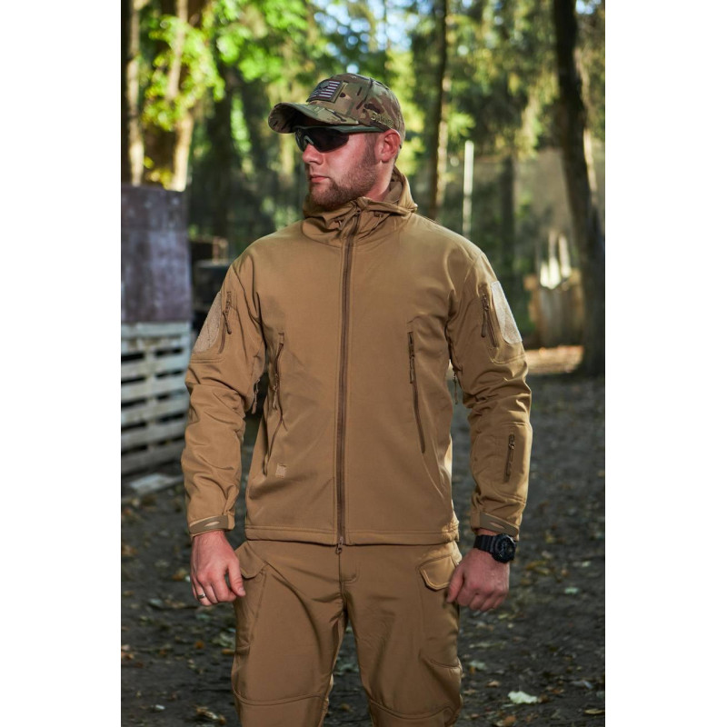 Куртка Shark Skin Soft Shell (Койот) JA-01-COY