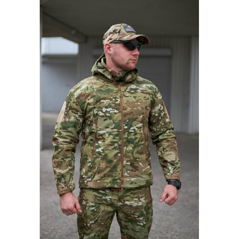 Куртка Shark Skin Soft Shell (Мультикам) JA-01