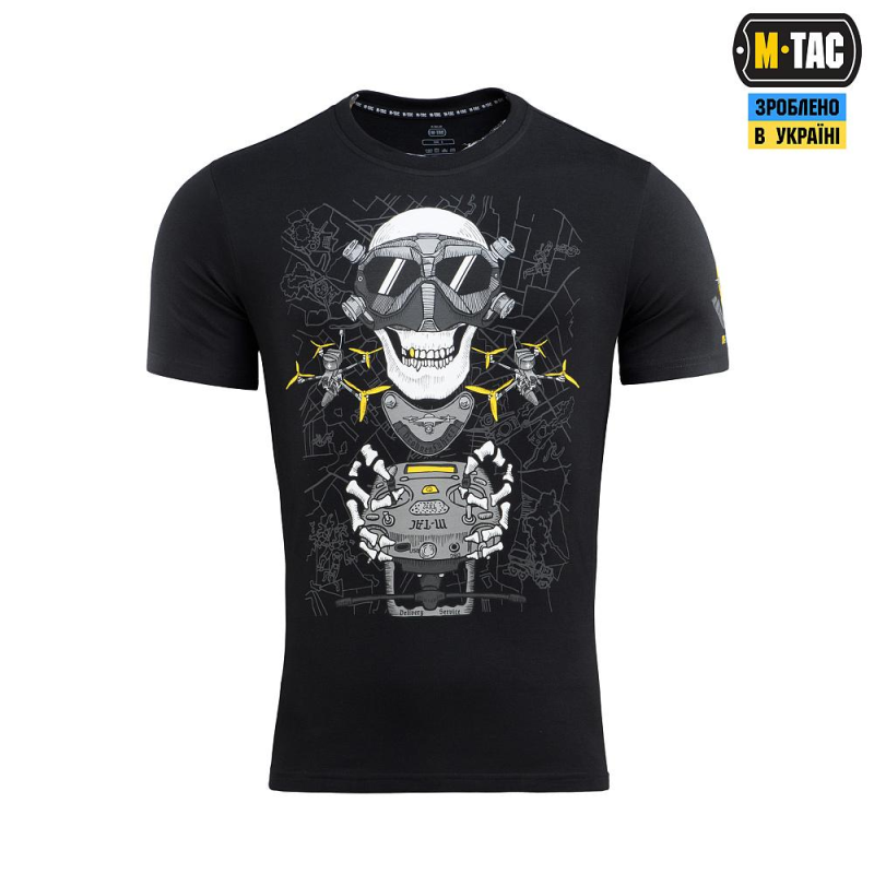 M-TAC ФУТБОЛКА DROHNENFÜHRER BLACK 80050002