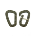 Набор 2 карабина тактические Mil-Tec Олива KARABINER ABS (2 ST./BLISTER) OLIV (15921001)