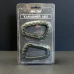 Набор 2 карабина тактические Mil-Tec Олива KARABINER ABS (2 ST./BLISTER) OLIV (15921001)