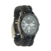 ГОДИННИК ВОДОНЕПРОНИКНИЙ АРМІЙСЬКИЙ MIL-TEC ARMY UHR PARACORD BLACK 15774002