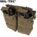Подсумок для магазина двойной универсальный Mil-Tec Double Coyote 13497019