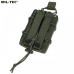 Подсумок сумка для магазина Одинарный Mil-Tec MAG.TASCHE OPEN TOP SINGLE OLIV