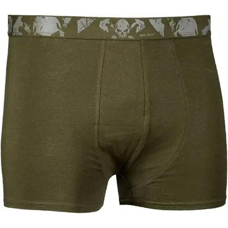 Набор Трусы (2 шт в комплекте) Sturm Mil-Tec Boxer Shorts Skull Olive (11200101)